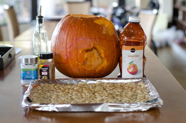 pumpkin seed roasting ingredients